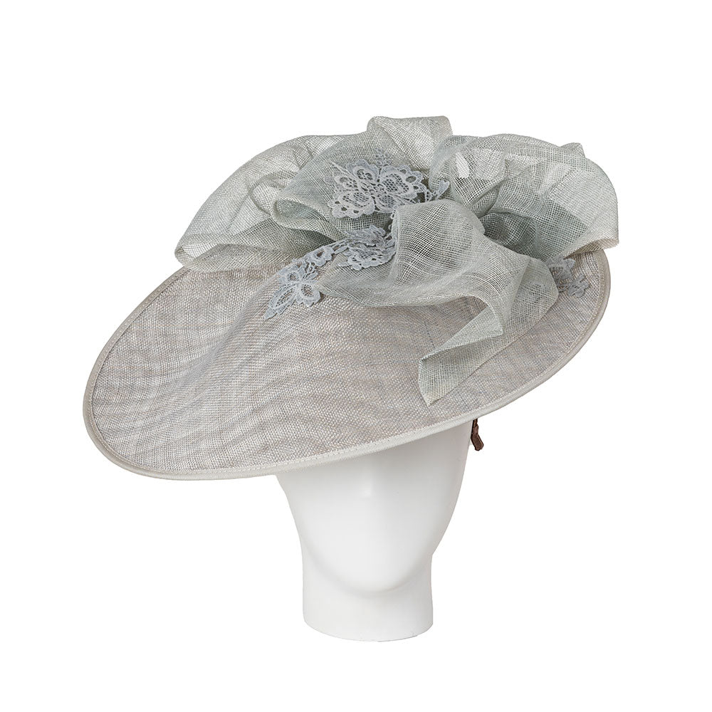 silver grey hats for mother of the bride