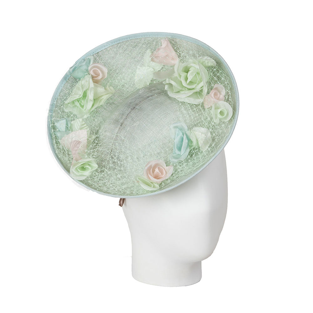 floral disc hat