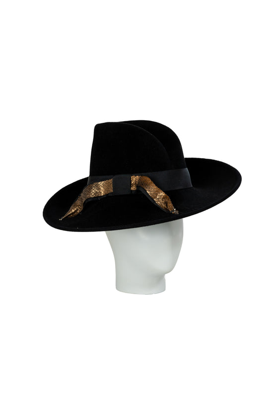 Trilby with Gold flash band