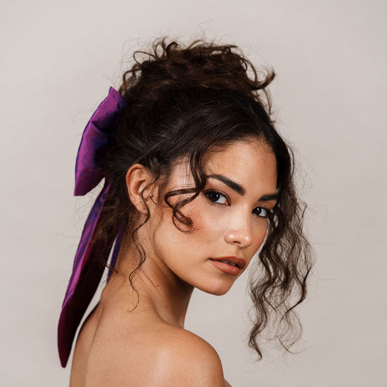 Load image into Gallery viewer, purple hair barrette

