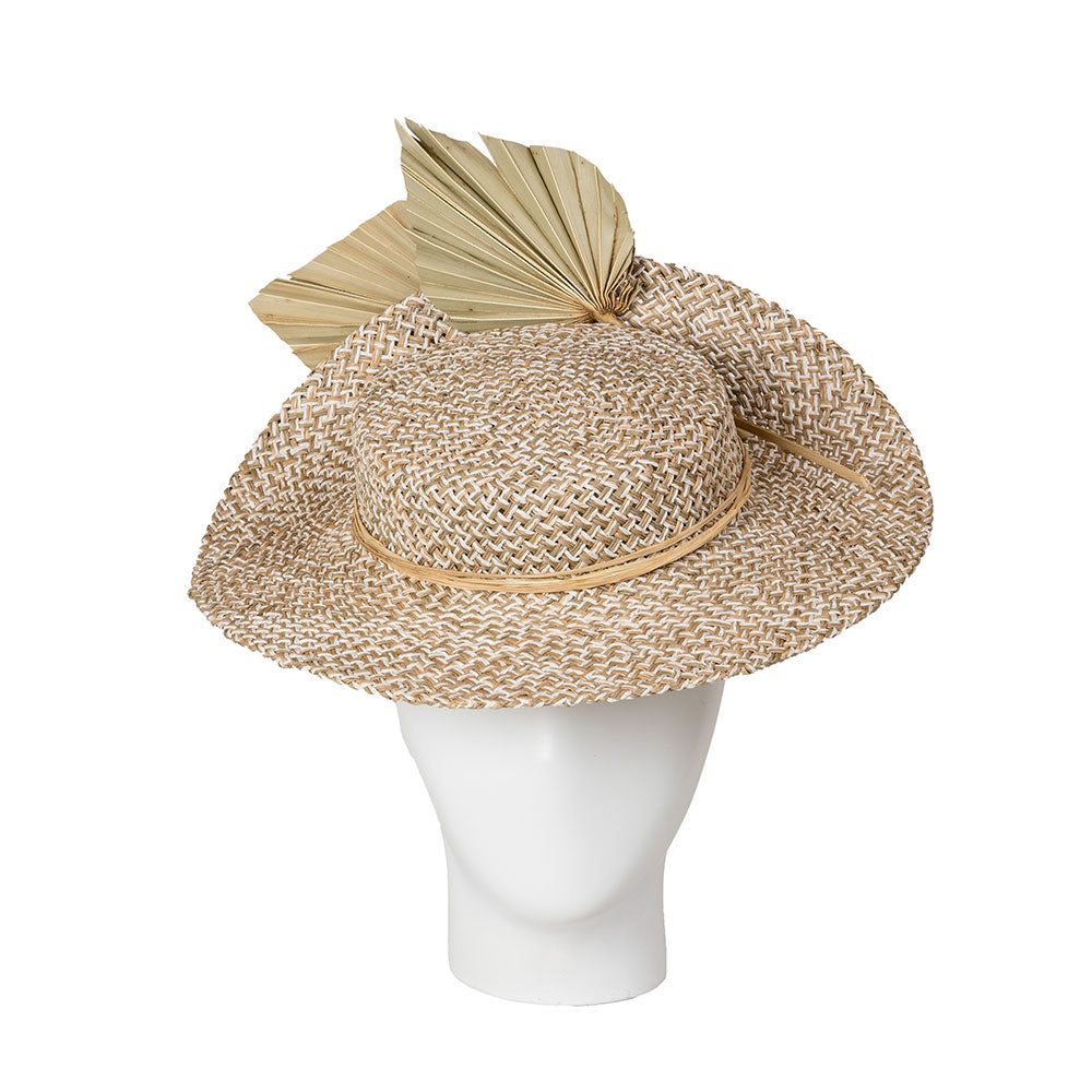ladies straw boater