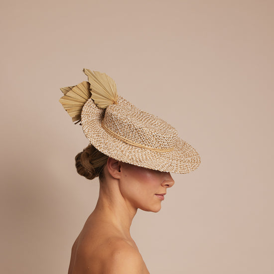 Load image into Gallery viewer, designer boater hat

