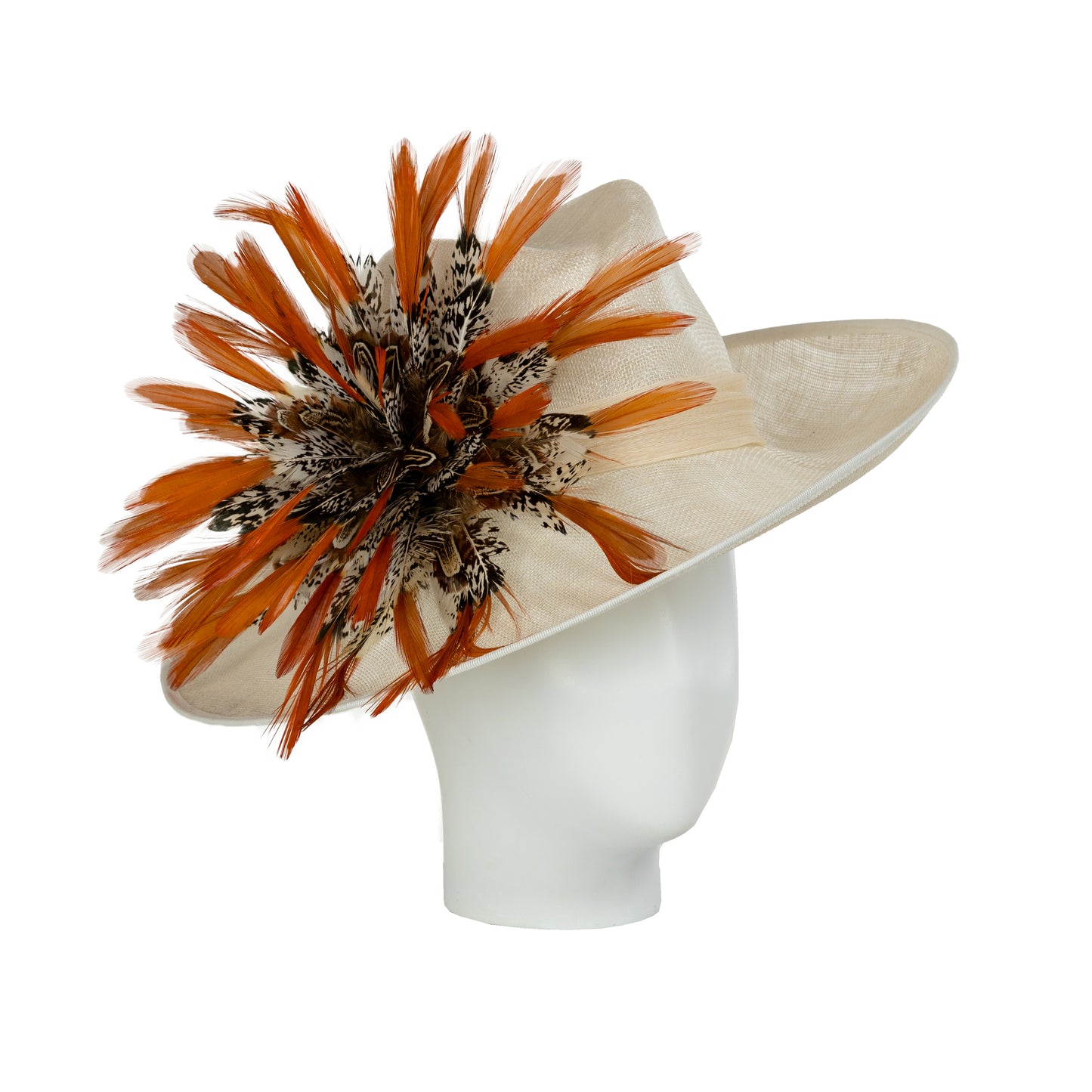 ladies fedora hat with feathers