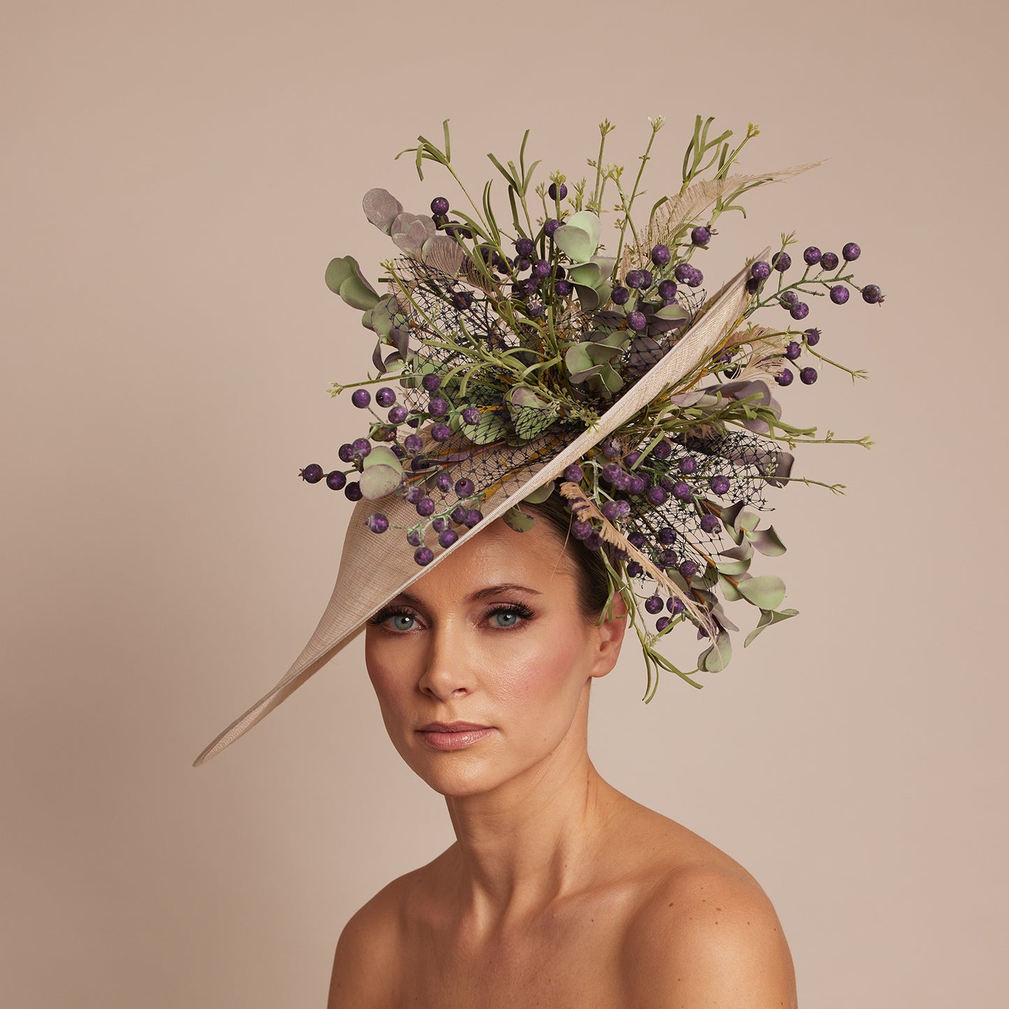 Load image into Gallery viewer, ladies designer hat for weddings
