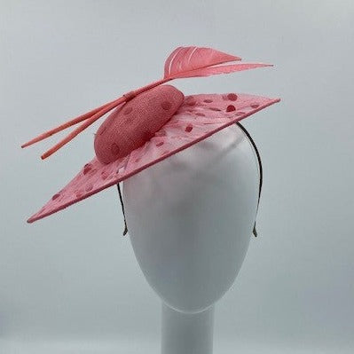 pink fascinator headband